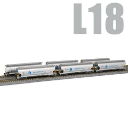 N Scale 1/160 Train Model L18 Grain Car Truck Compartment 6 Section Set Two Colors Optional Rail Car Toy