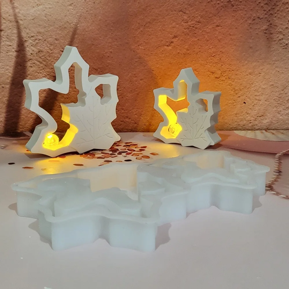 

Новая форма, трендовая форма для цемента и гипса, лист, домашний декор, сделай сам, нерегулярные рождественские силиконовые формы для чехлов для телефонов