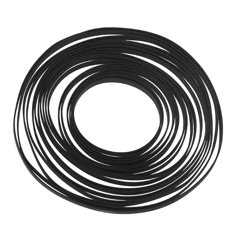 1Pcs 3mm Turntable Drive Belt Flat Rubber Rubber Replacement Belt Belt Driven Phono Transmission Strap