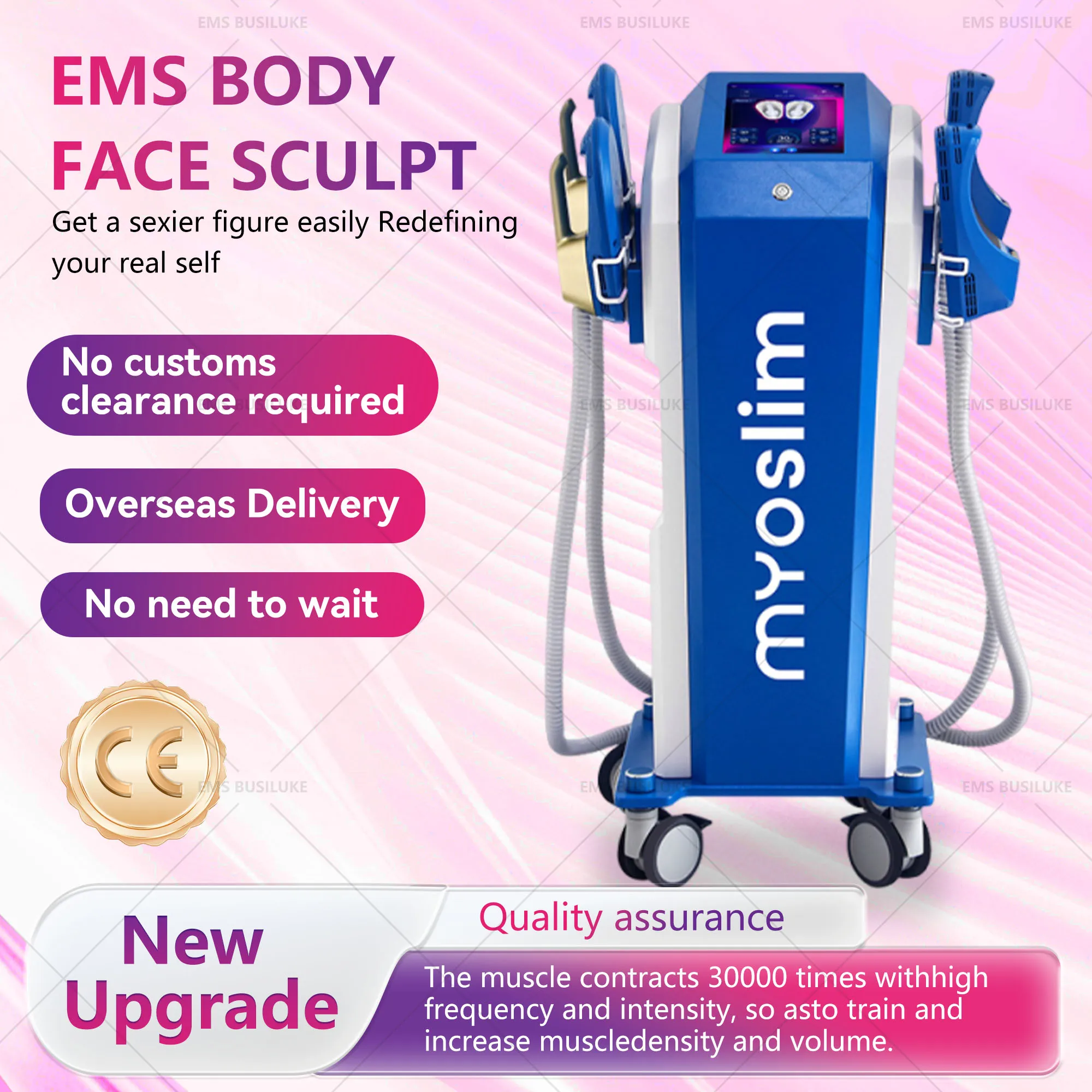 

2025 Magnetic Upgrade EMS Weight Loss Shaping Slimming Beautiful Fitness Chest Abdominal MuscleVestLine Waist Abdomen ShaPing