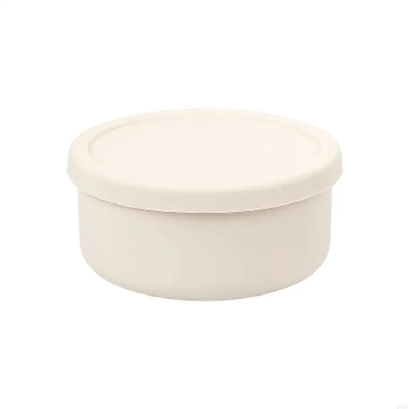 R66A Multifunctional Silicone Meal Container Dishwasher Safe Freezers Friendly Spill Proof Design 300ml/700ml Thin Profile