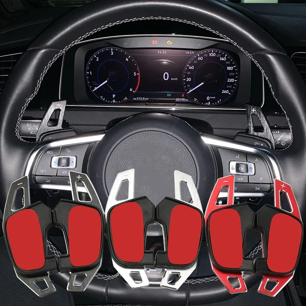 Car Steering Wheel Shift Paddle Shifter For Volkswagen VW GOLF GTI R GTD GTE MK7 7 POLO GTI Scirocco Tiguan Rline PASSAT T-ROC