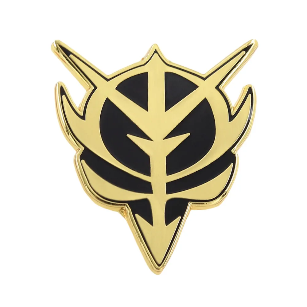 إمارة زيون المينا دبوس اليابانية مانغا أنيمي شارة الشعار روبوت الساموراي دوشي الطرفية خمر مجوهرات مروحة هدية #1