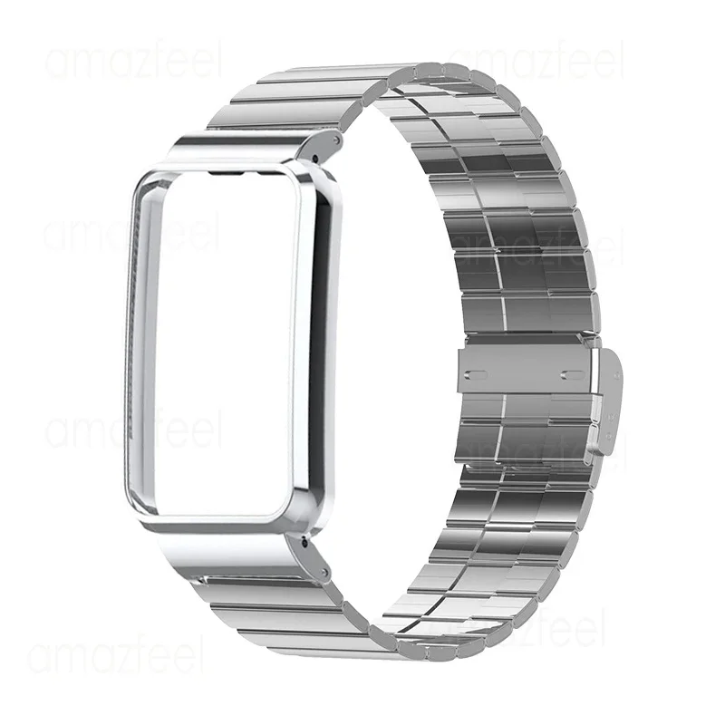 Metal Strap Case Protector for Xiaomi Mi Band 7 Pro Bracelet+Cover for mi band 7 pro Stainless Steel Watchband Protective Shell