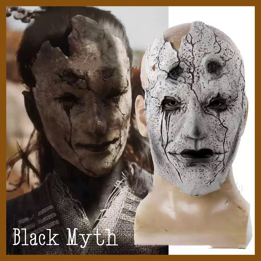 Game Black Myth Wukong Mi Taoist Cosplay Mask For Adults Halloween Costumes Full Face Helmet Horror Resin Masks Masquerade