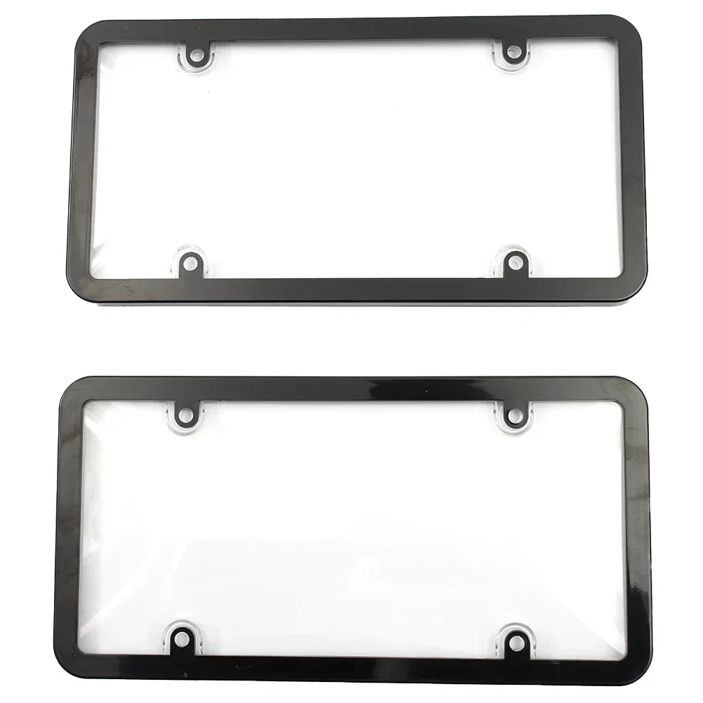 Plate Cover License Plate Photo Red Light Reflective 1pc ABS Anti Speed For: US Vehicles Practical High Quality