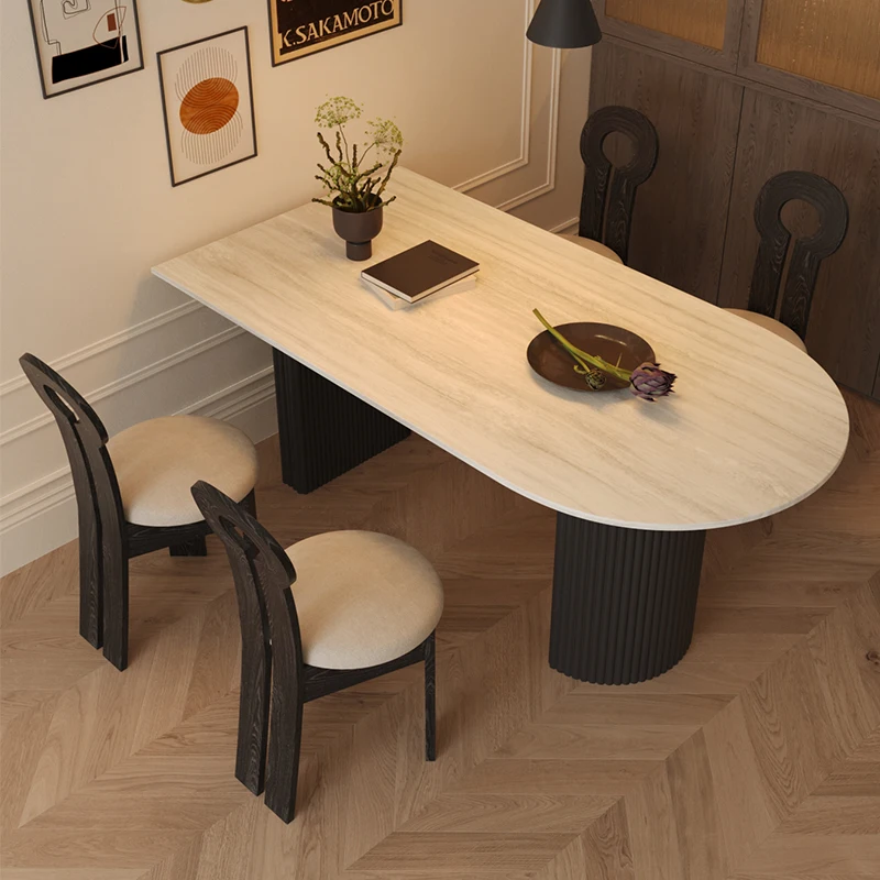 

Chair Legs Dining Table Organiser 4 People Waterproof Minimalist Dining Table Living Stand Muebles Para El Hogar Home Furniture