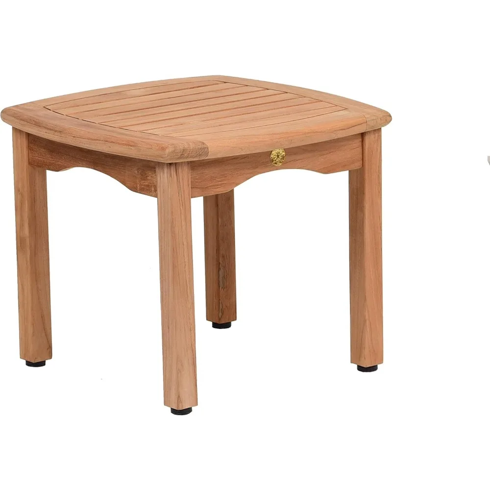 

1-Piece Outdoor Square Side Table | Teak Wood | Ideal for Patio and Indoors, 20 x 20