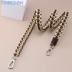 TINBERON-MINI correa de hombro de lujo, accesorios de bolso, tejido a mano, correa de bolso DIY, Asa de bolso de moda