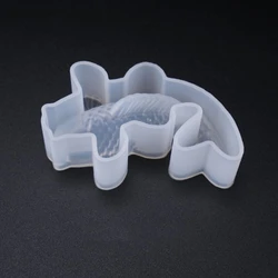 Stampo in silicone a forma pesce, resina epossidica fai da te, stampo in gesso, per portachiavi fai da te, progetti