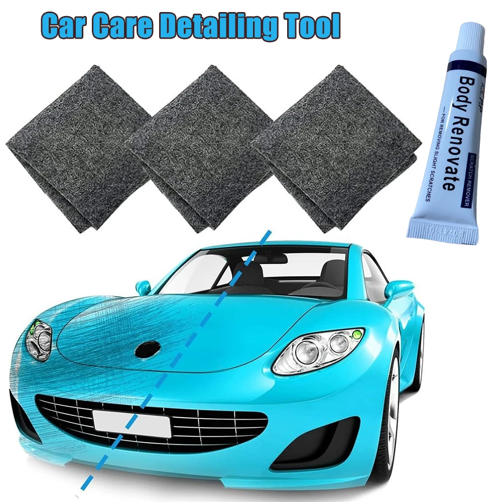 Car Scratch Remover Nano Sparkle Cloth Auto Cleaning Polishing Cloth Paint Scratch Repair Stain Removal Fixing Car Detailing