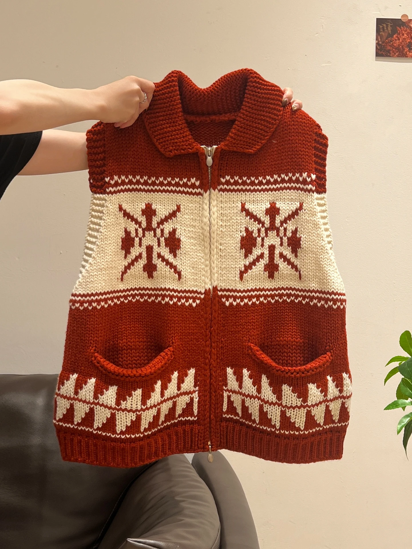 Chaleco tejido con bordado Floral para mujer, cárdigan, prendas de vestir exteriores, invierno, nueva almohadilla de hombro, Top apilable, informal, ocio, Faion