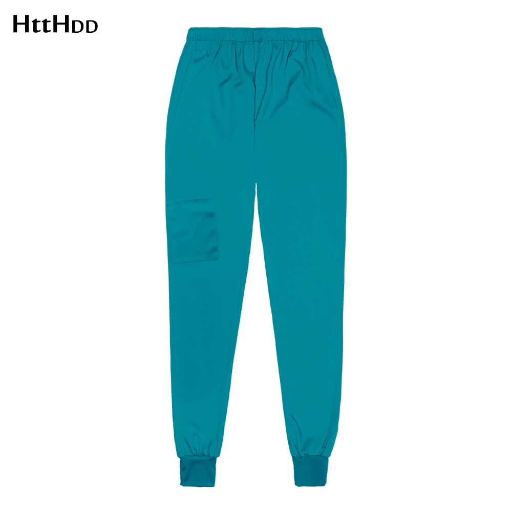 Comfortable Jogger Ladies New Scrub Medical Pants Unisex Dental Dentist Work Scrub Uniform Doctor Nurse Accessories Bottoms