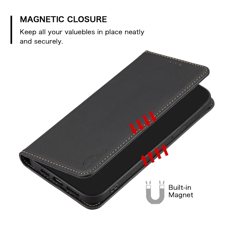 For Xiaomi Redmi 12 Case Magnetic Flip Phone Case on For Funda Xiomi XiaoMi Redmi 12 Leather Card Cover Redmi12 12C 13C Coque