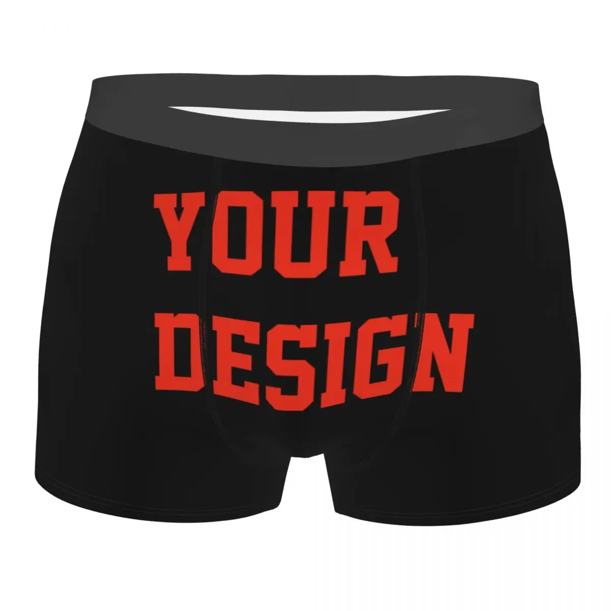 

Funny Boxer Shorts Panties Men Your design customize Underwear Anime Soft DIY Underpants for Male S-XXL