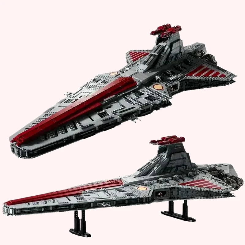 UCS Größte Venator Klasse Republic Attacks Cruiser Gebäude Set Blöcke Ziegel Spielzeug Für