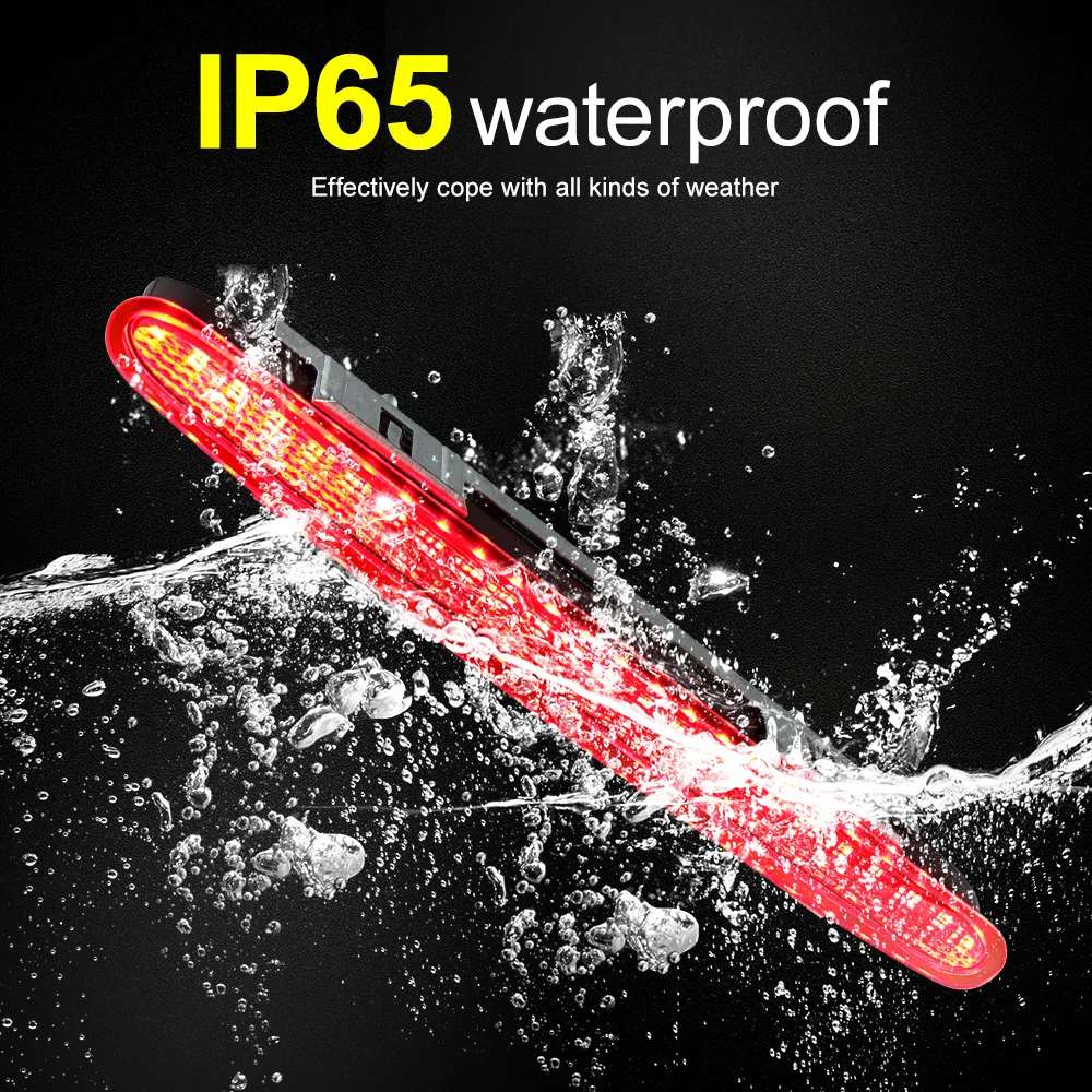 

1×для Mercedes-Benz SL-Klasse R230 2001-2012 SL500 SL600 SL63 Светодиодный 3-й стоп-сигнал Высокого уровня Задний стоп-сигнал Красный дым