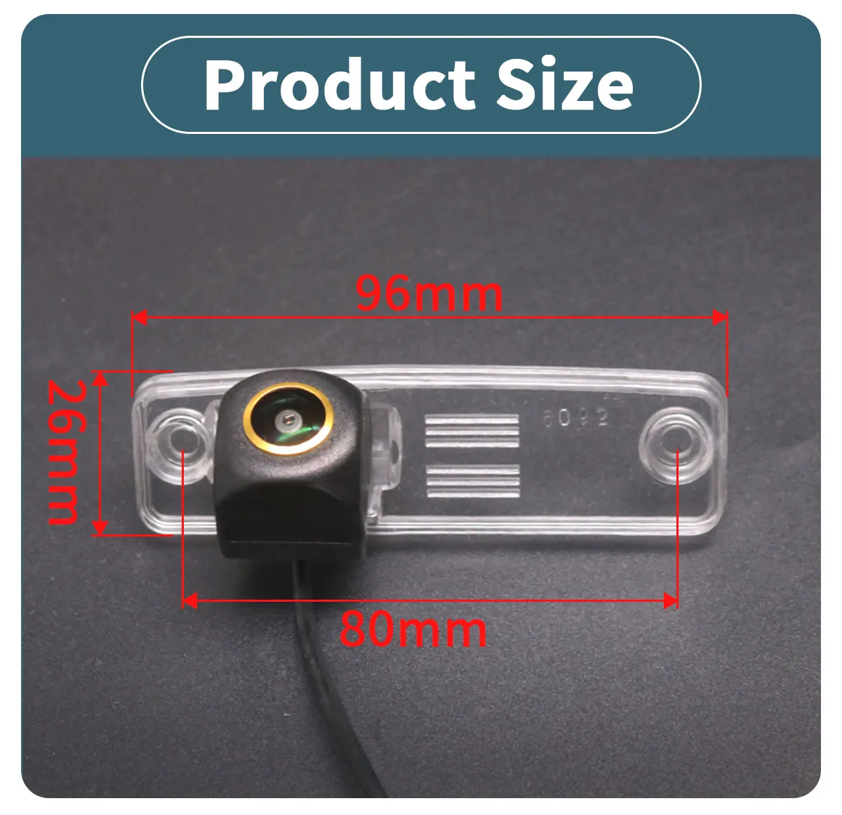 AHD Dynamic Traject 170 ° Fahrzeug-Rückansicht-Rückfahrkamera für Subaru Legacy Wagon Forester Impreza Sedan Outback WRX Sedan – Detail 5