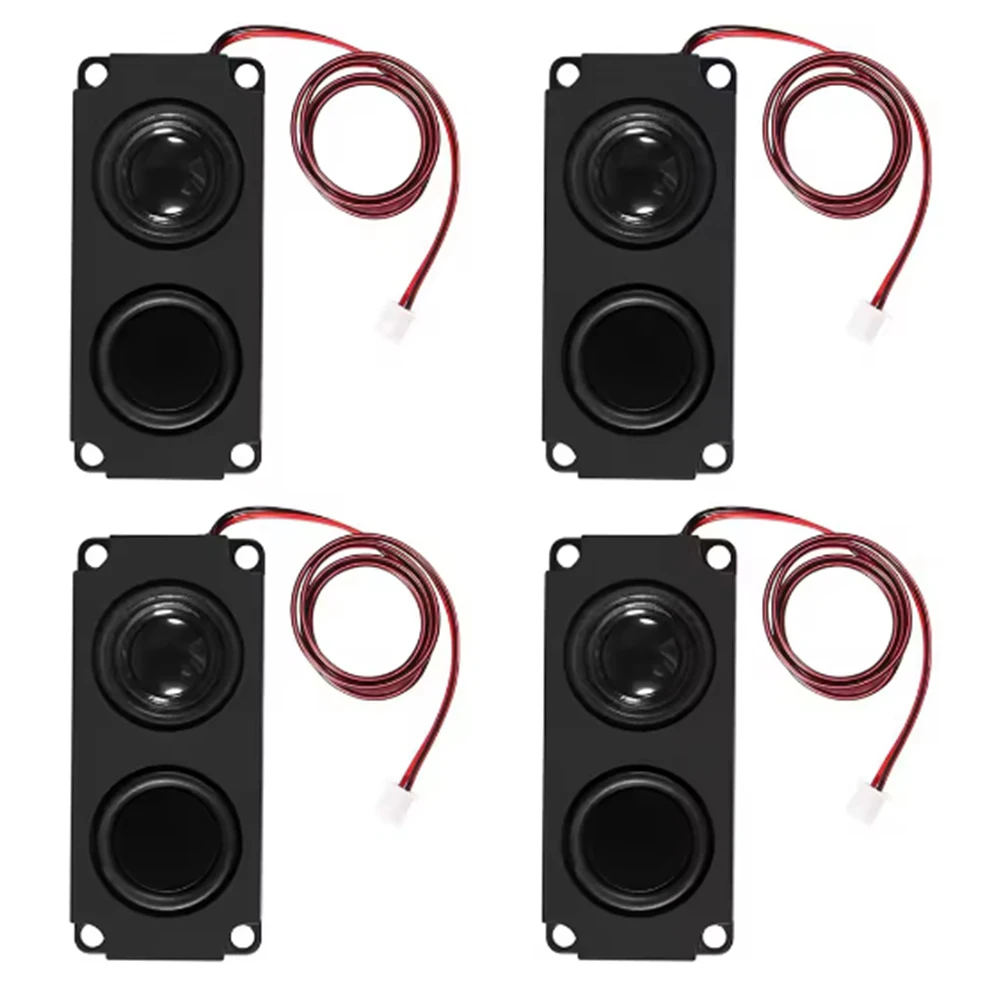 DTD4 【50% OFF】Speaker 5 Watt 8 Ohm Double Cavity Mini Speaker Full-Range Cavity Advertising Machine with JST-PH2.5mm-2 Pin Inter