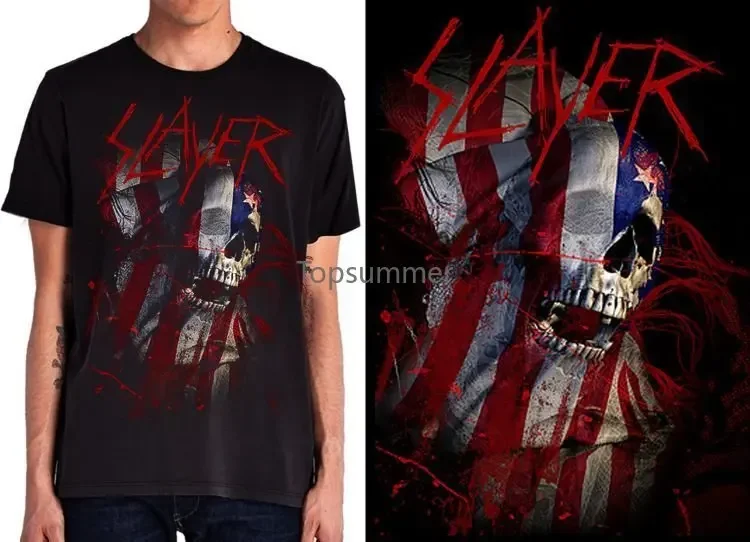 

Slayer Blood Flag Skull T Shirt S M L Xl 2Xl Brand New T Shirt