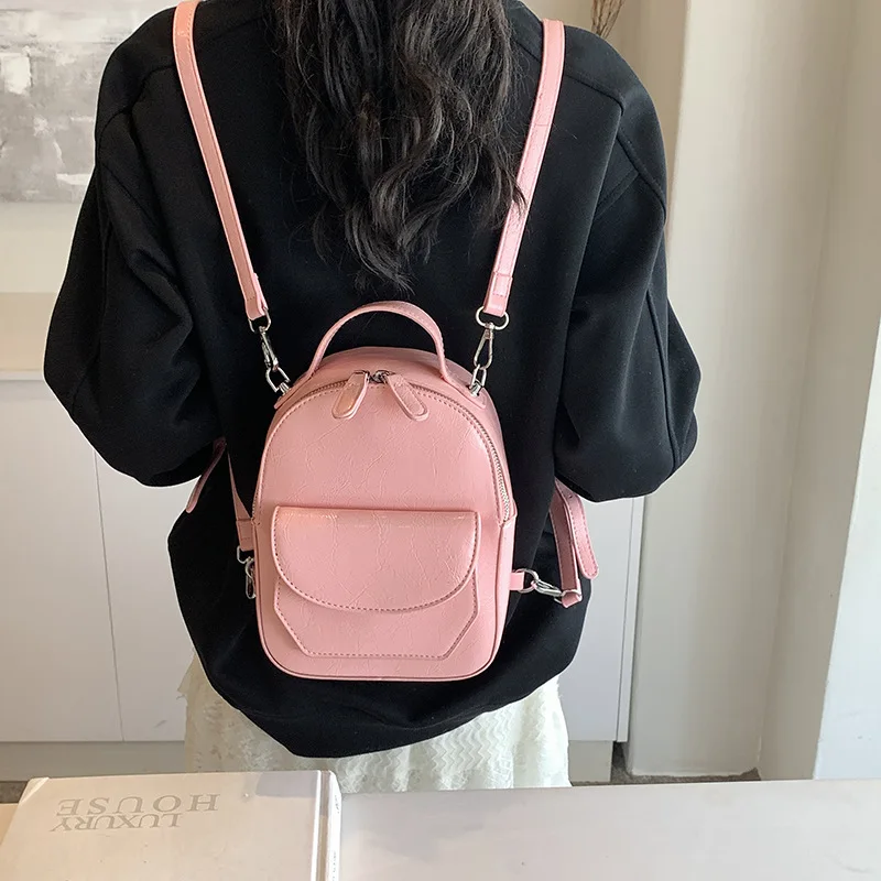 

Solid Mini Backpack Lightweight Small Backpacks Travel Rucksack School Baskpack Campus Junior Multiple Pocket Designer Luxury
