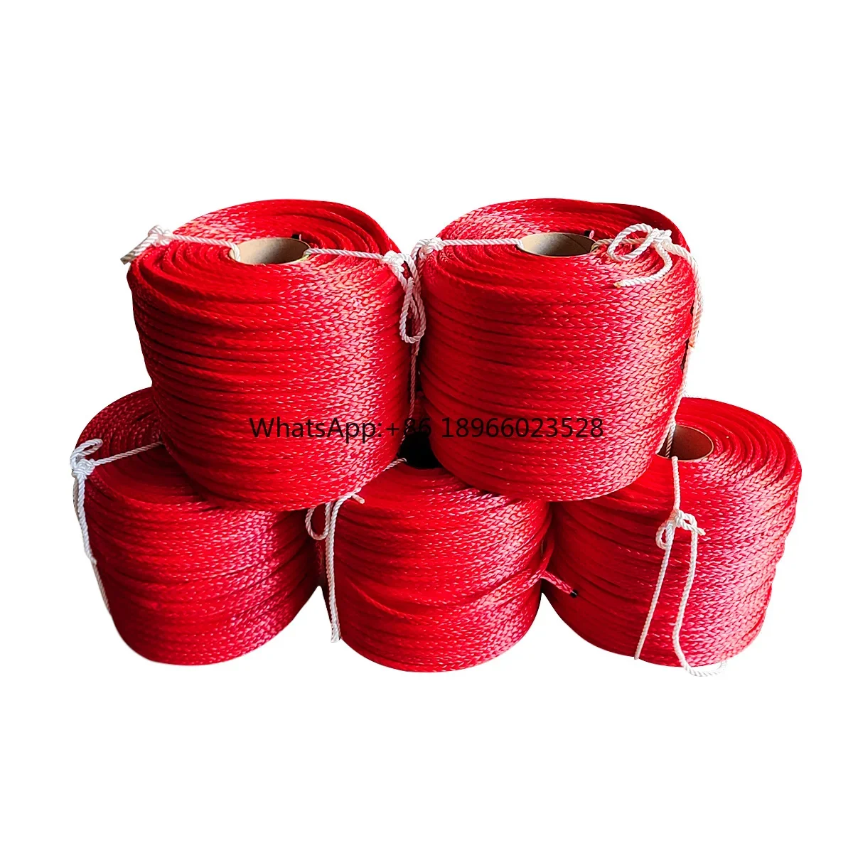 boat accessories Uhmwpe 18mm strength material 12 strand solid Braided Ropes for sailboat