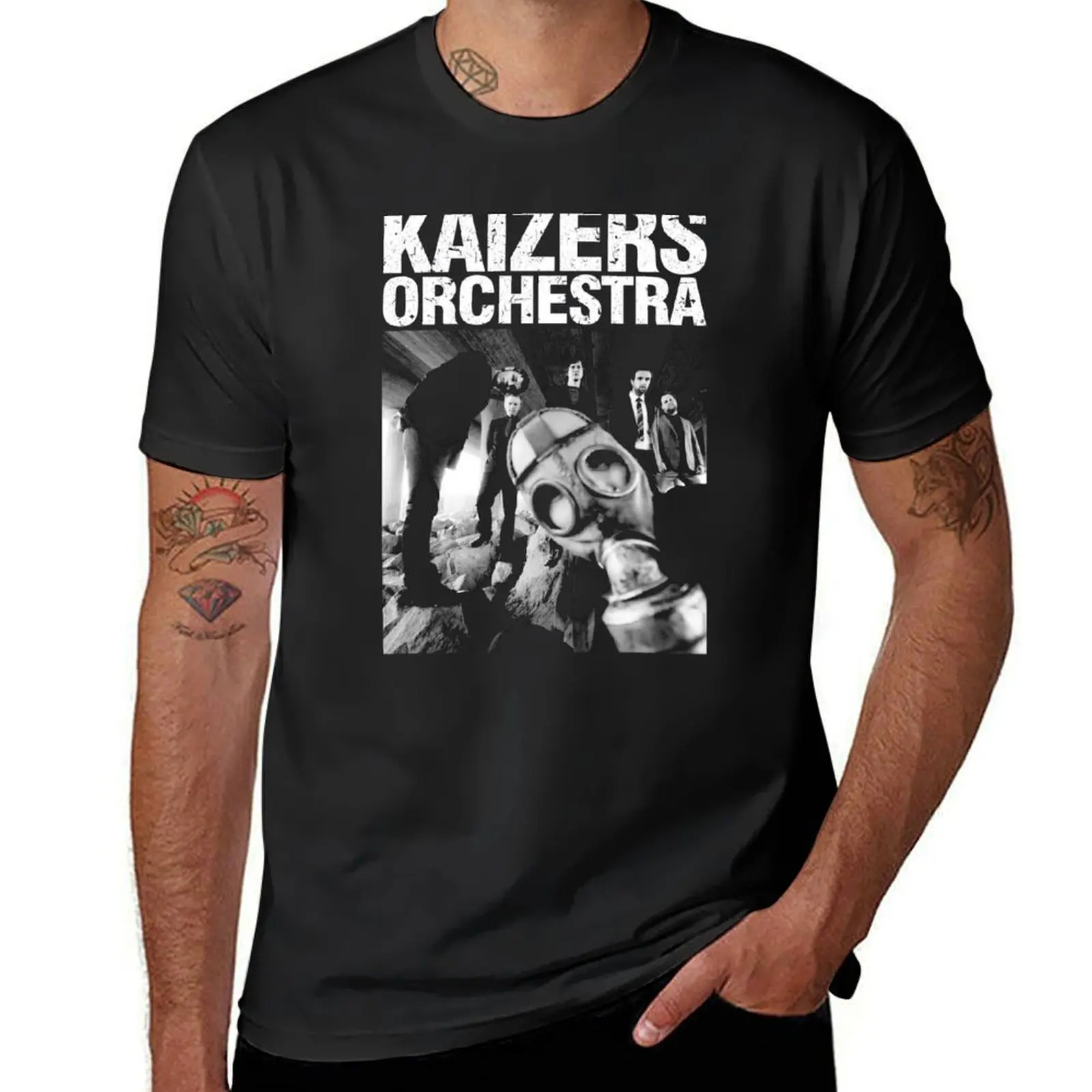 

KAIZERS ORCHESTRA BAN T-Shirt baggy shirts heavyweights blue lock oversized t shirt vintage t shirt men