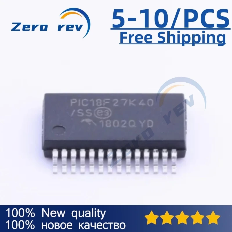 5-10Pcs 100% New Free Shipping PIC18F27Q84 PIC18F27Q84SS PIC18F27Q84-E PIC18F27K40-I SS SSOP-28