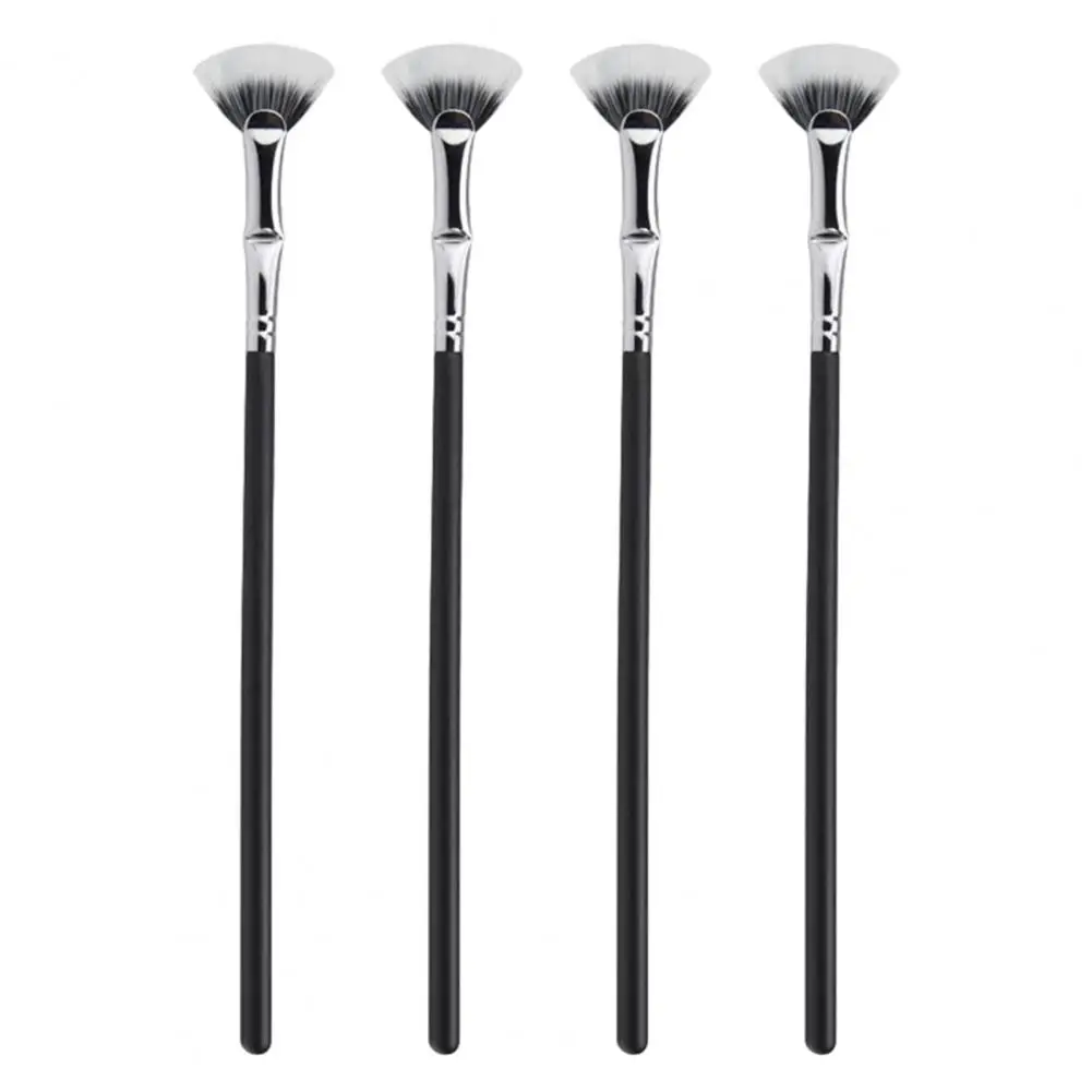 Mascara Brush Long Handle Eyelash Brush Set for Women 4pcs Soft Bristles Lash Separation Mascara Fan Brushes Eye for Girls