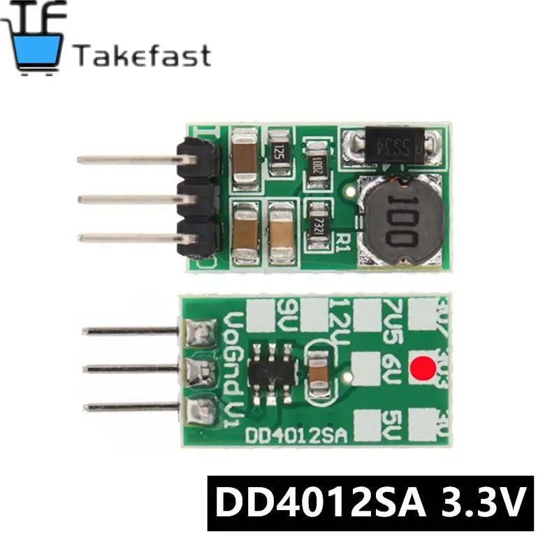 DC-DC DC 5-40V zu 3V 3,3V 3,7V 5V 6V 7,5V 9V 12V 1A Buck Step Down Converter Modul Spannungsreglerplatine ohne Pin