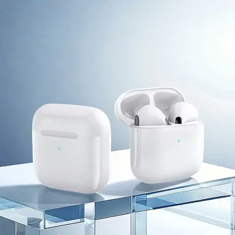 Écouteurs sans fil Air TWS d'origine écouteurs Bluetooth Fone écouteurs intra-auriculaires casque Pro4 pour tous les smartphones