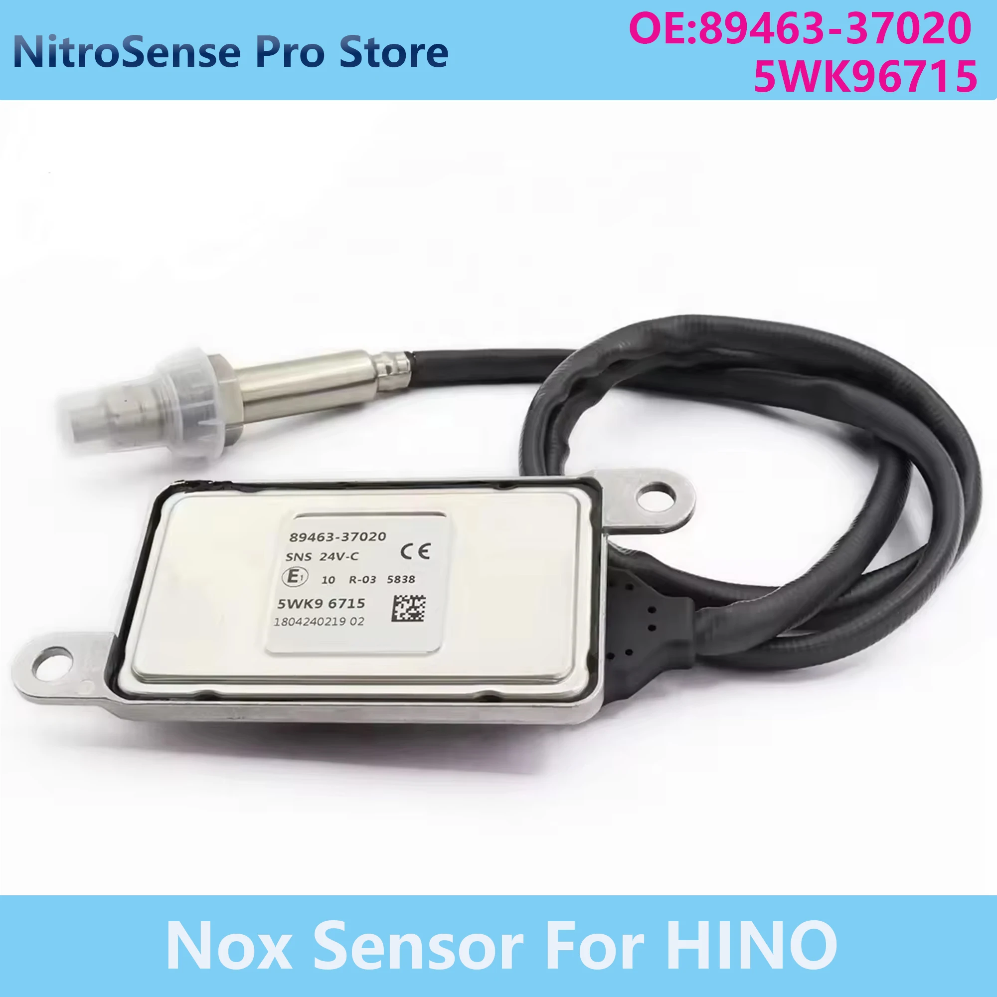

Новый датчик оксида азота (NOx) 89463-37020 5WK96715 для грузовиков Hino, Toyota, Detroit (датчик NOx на впускном воздухе)