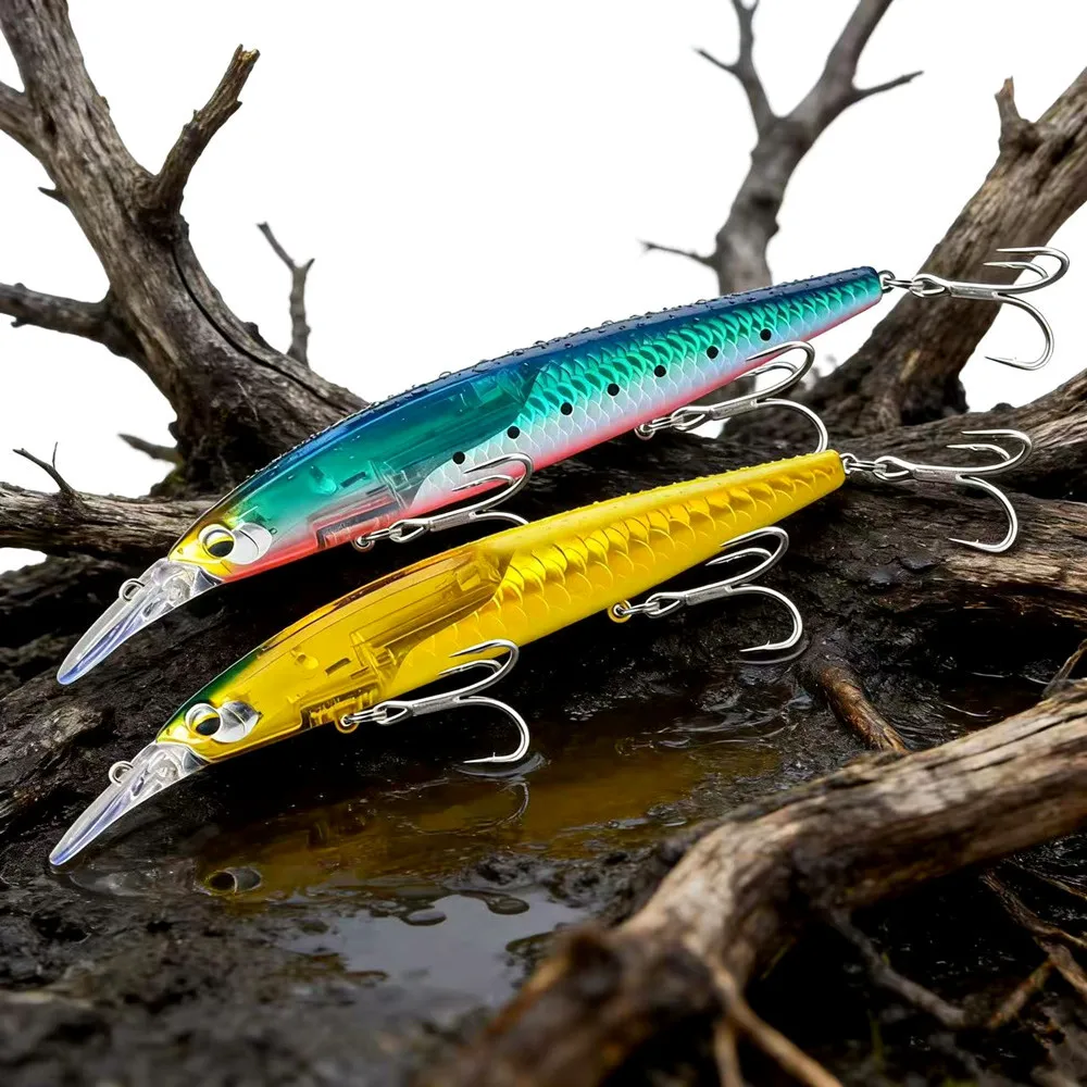 GREENSPIDER Wobbler con sistema deslizante de peso para lubina y lucio - imagen 5