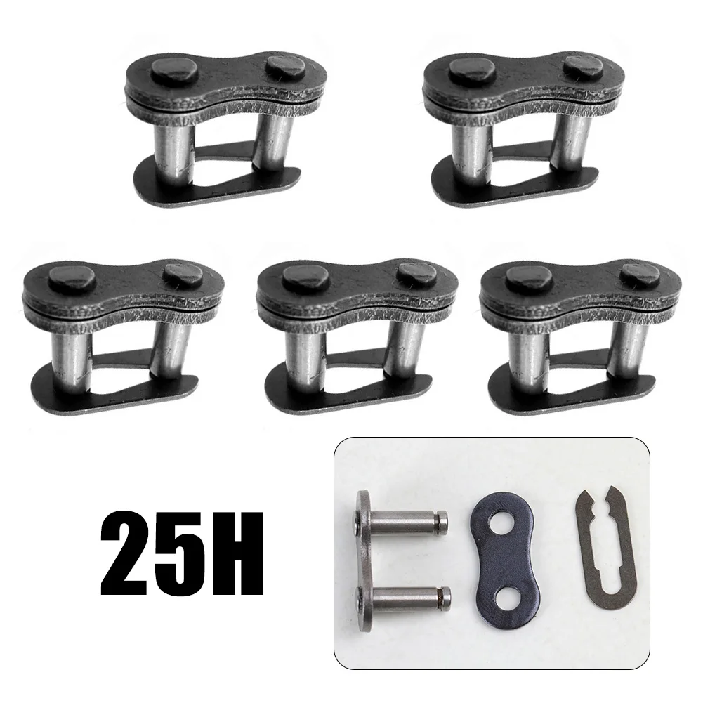 Chain Master Links 25H 5 Pcs Accessories Connecting Link Metal Part Replacement Garden Indoor Brand New For ATV