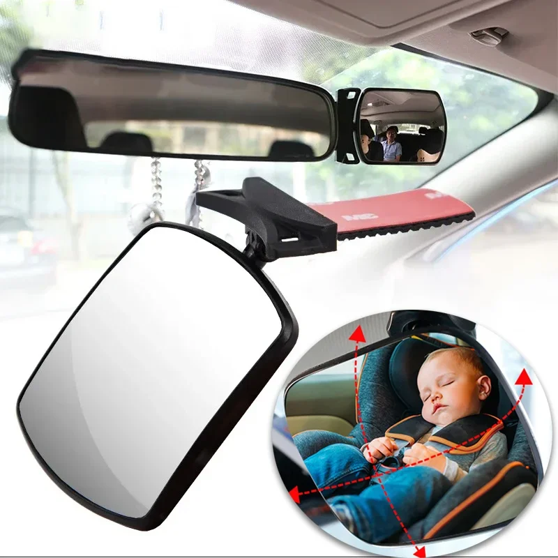 

Car Seat Back Rear View Mirror For Baby Safety Mirrors Kids Monitor Adjustable 360 Degree Rotation Auto Child Rearview Mirror