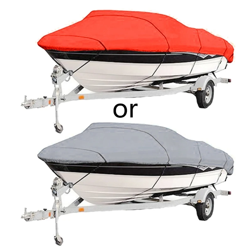 Protective Boat Cover Weatherproof Sleeve for Marine Trailerable Canvas Boat GTWS