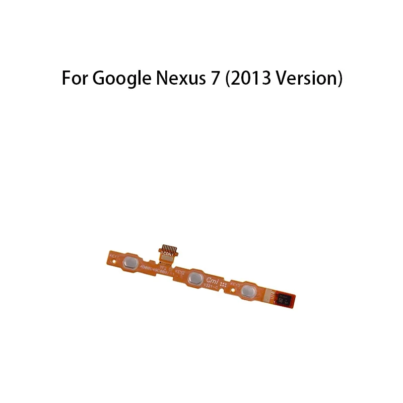 Gefensi Power ON OFF Mute Switch Control Key Volume Button Flex Cable For Google Nexus 7 (2013 Version)