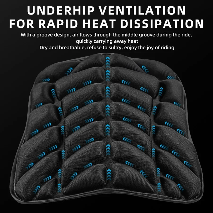 Comfort Gel Motorcycle Seat Pad 3D Breathable Universal Shock Absorbing Cushion Bike Seat Cover for Advanced Mountain Riding view 5