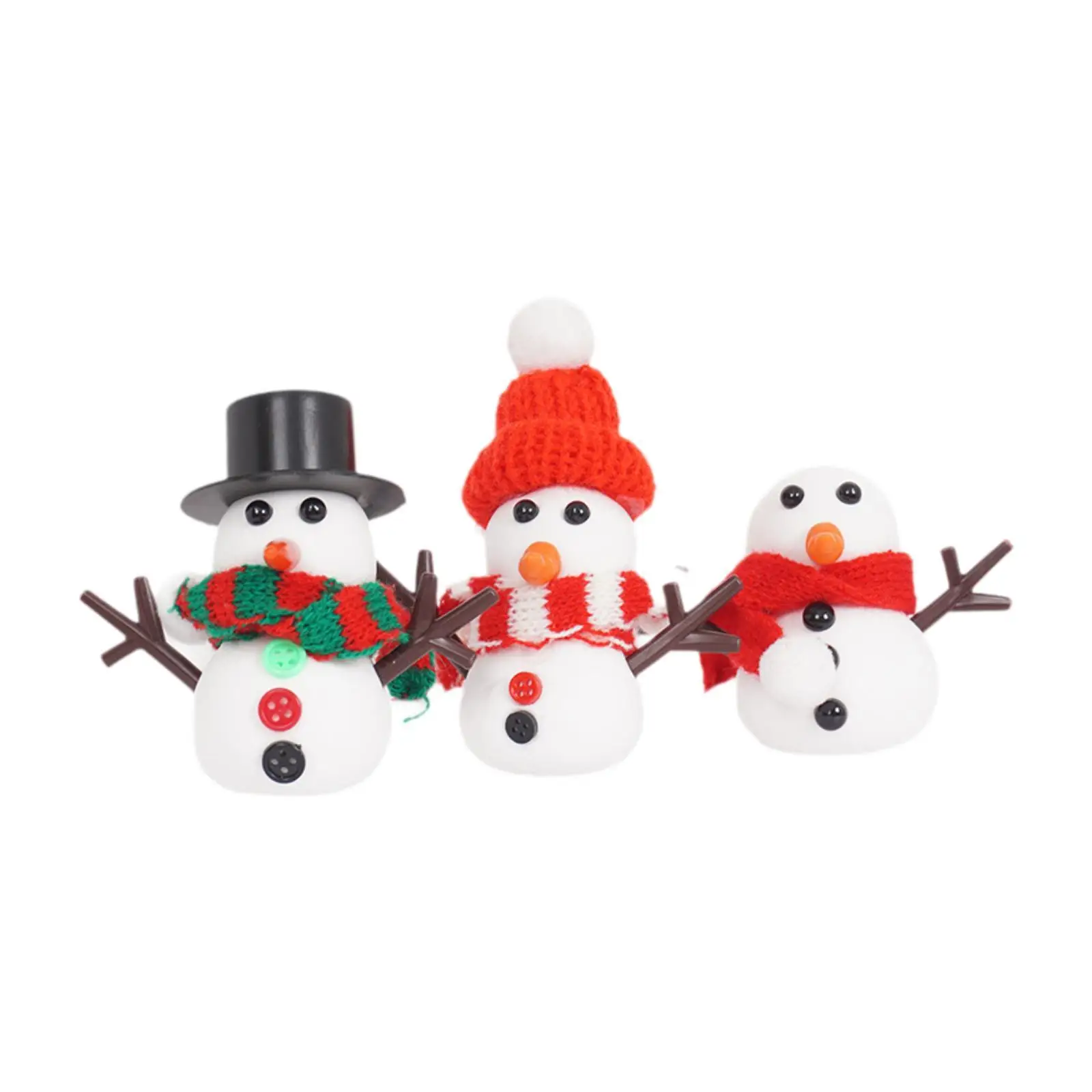 Snowman Craft for Kids Creative Winter Christmas Scene Props Air Dry Modeling Clay for Classes Ideal Gift Holiday Favor School