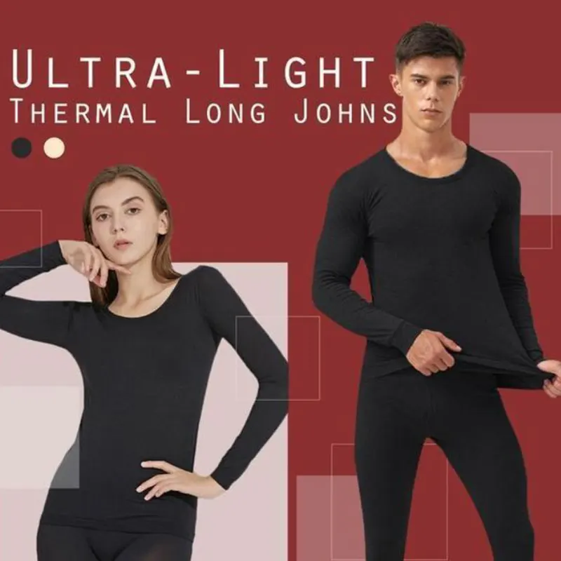 Thermal Underwear For Women Sexy Warm Long Johns For Women Seamless Winter Thermal Underwear Set Warm Thermos Clothing Women/Men