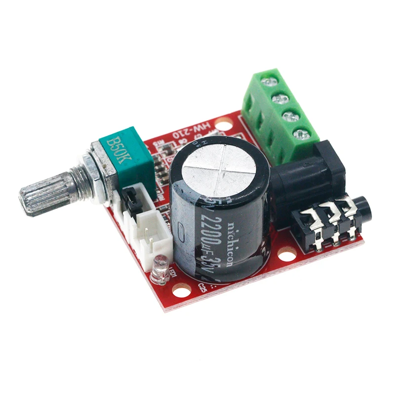 ! Hot Sale 12V Mini Hi-Fi PAM8610 Audio Stereo Amplifier Board 2X10W Dual Channel D Class Lowest Price