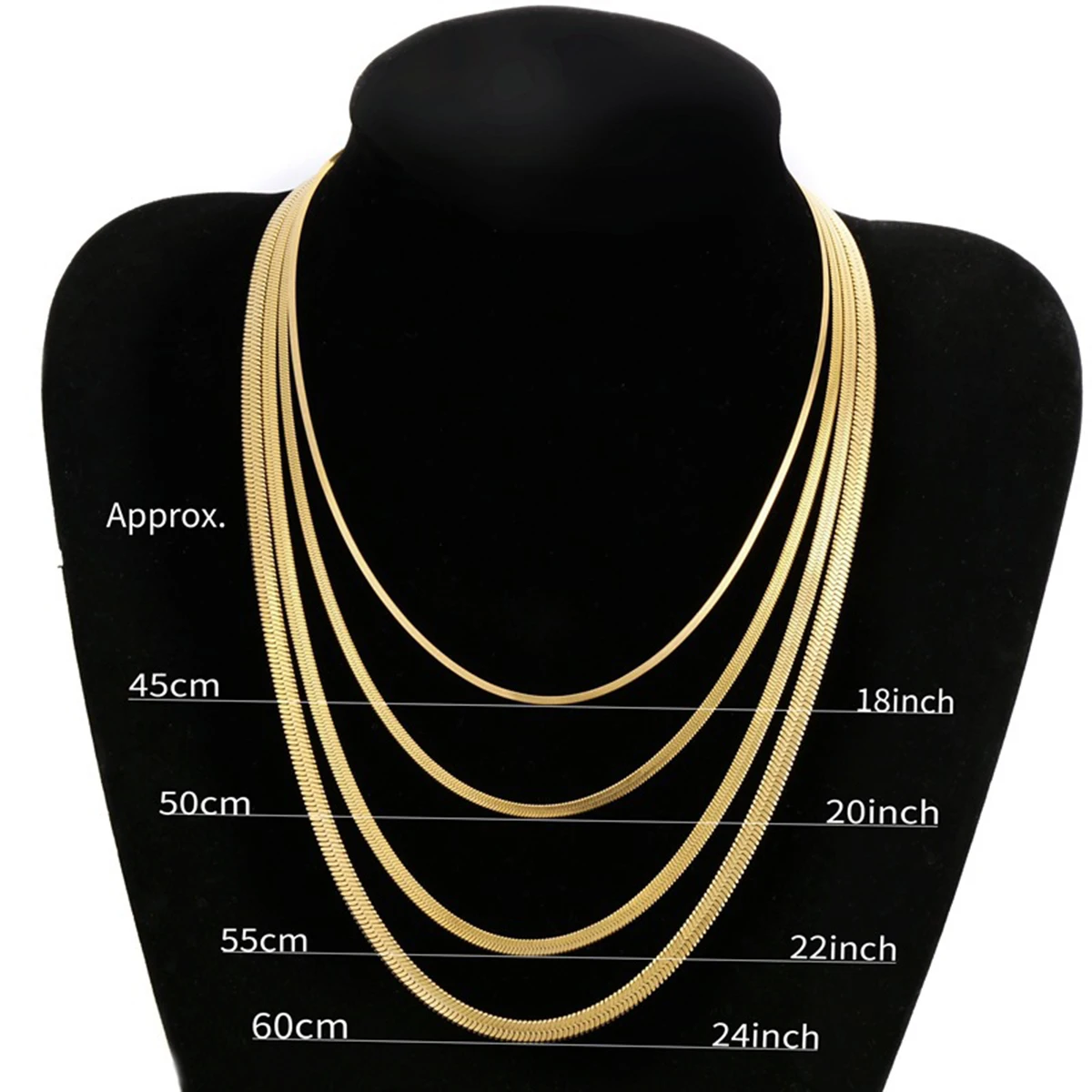 2023 New Classic High-end Sense Necklace Women Men Fashion Width 3mm Titanium Steel Snake Chain Necklace For Women Jewelry Gifts