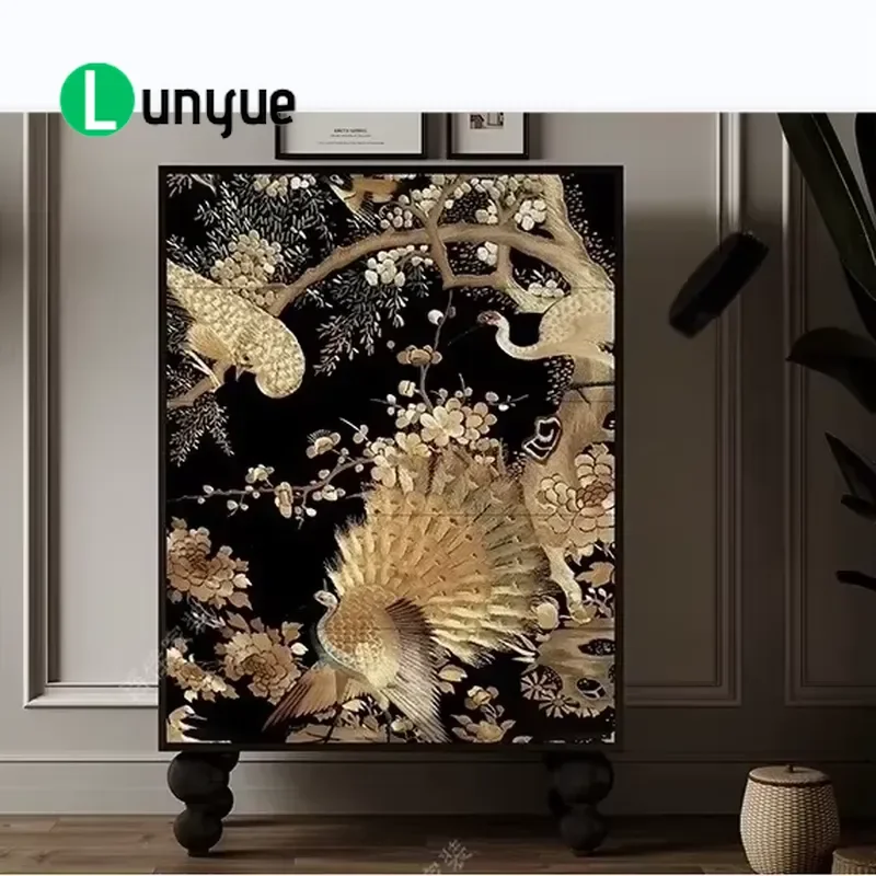Traditional Wood Living Room Cabinet with Storage Space Eco Friendly Home Furniture for Modern Interior Decor Durable Design