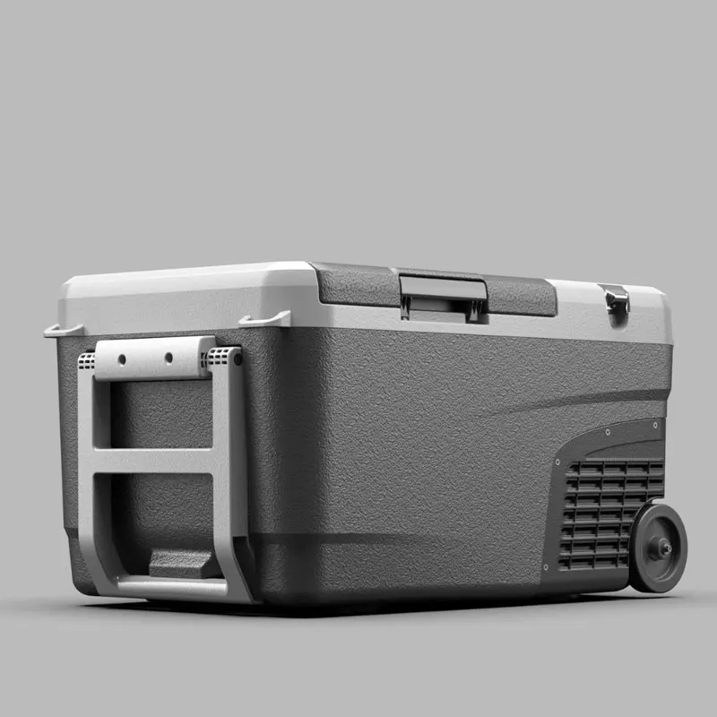 Compressor Car Freezer 30L 40L Dual Voltage 12V 24V Car Truck Refrigerator Dual Zone Car Refrigerator Cooler Box