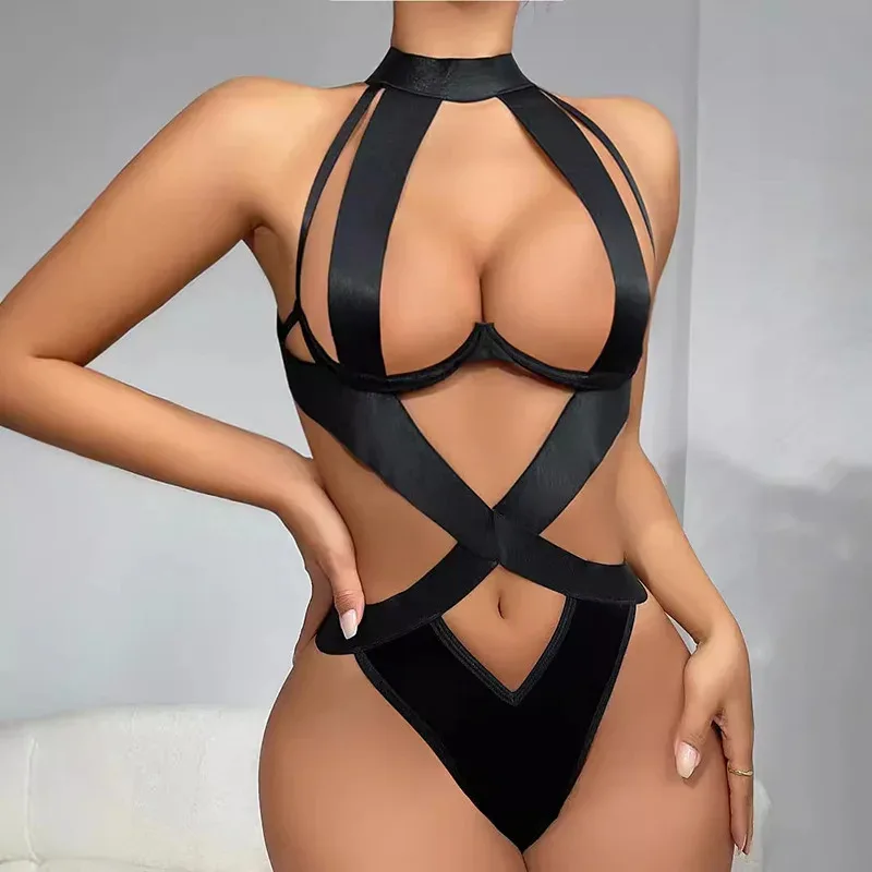 Game Nier Automata 2B Cosplay Costumes Women Sexy Bodysuit Pajamas Lingerie Bandage Hollow Out Swimsuit Swimwear Plus Size