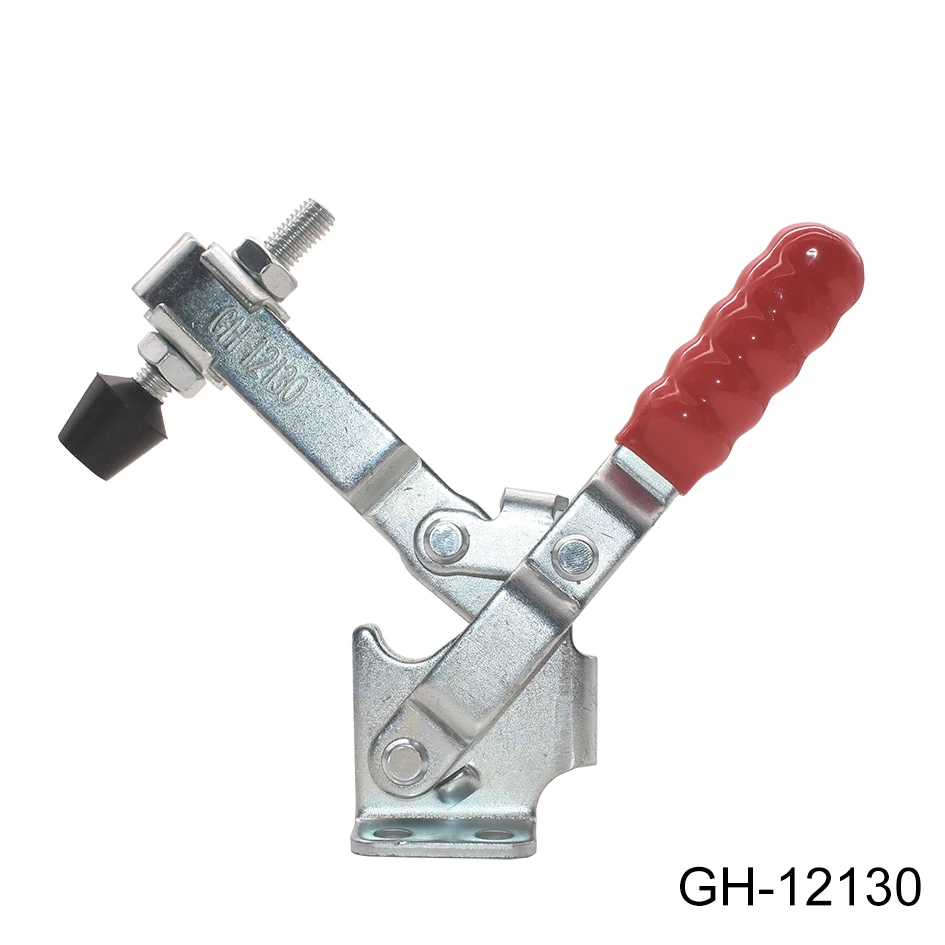 GH-12130 Metal Horizontal Toggle Clamp Fixture Quick-Release Holder Toggle Clamps Set Vertical Toggle Clamp Hand Clip Tool