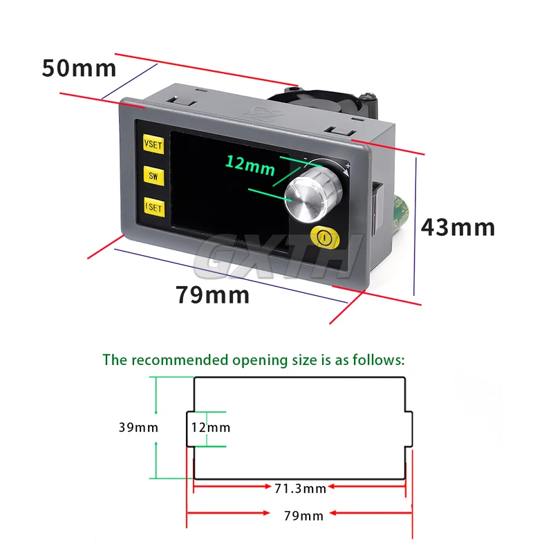 120W 6A CNC Step-up Step-down DC Adjustable Regulated Power Supply Constant Voltage Constant Current Solar Charging Module SK120