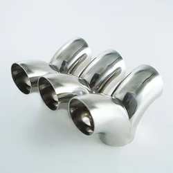 1PCs 304 Stainless steel 3 way Top Flexible Movable Tee connector elbow-type pipe tee Y-shaped, sprayer, showerArm