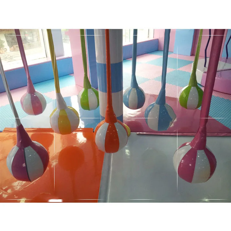 Hanlin Factory Kids Electronic Indoor Playground Accessories Swing Set Equipment Rotating Coconut Tree Ball