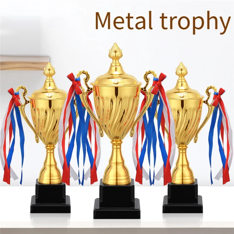 WOWFU-1 Stück Match-Trophäe für Sportturniere, Auszeichnungswettbewerbe, Wettbewerbe, Fußball-Fußballliga, 40 cm